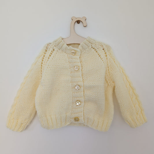 Yellow Cardi - 6 - 9 M