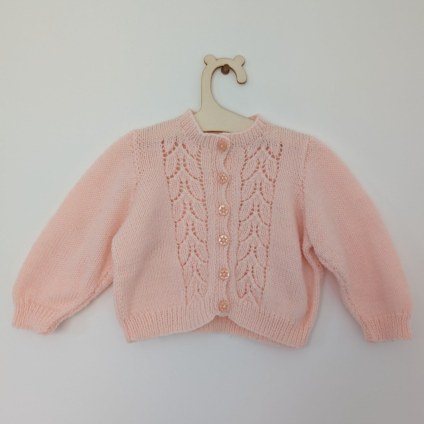 Pink Cardi - 6 - 9 M