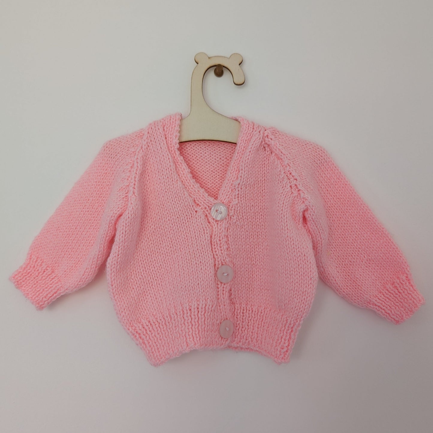 Pink Cardi - 0 - 3 M