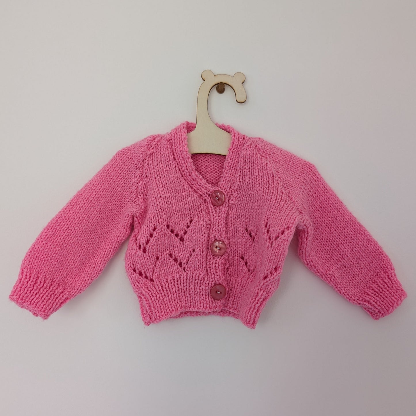 Pink Cardi - Newborn