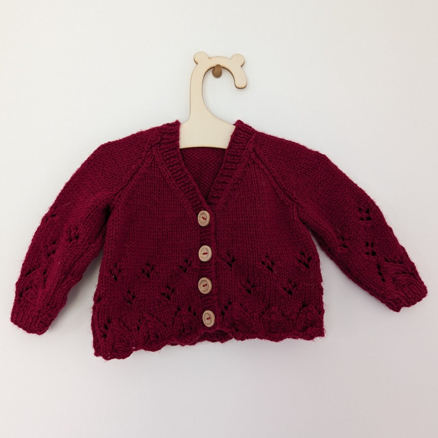 Red Cardi - Newborn