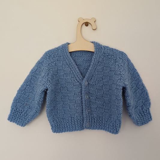 Blue Cardi - 0 - 3 M