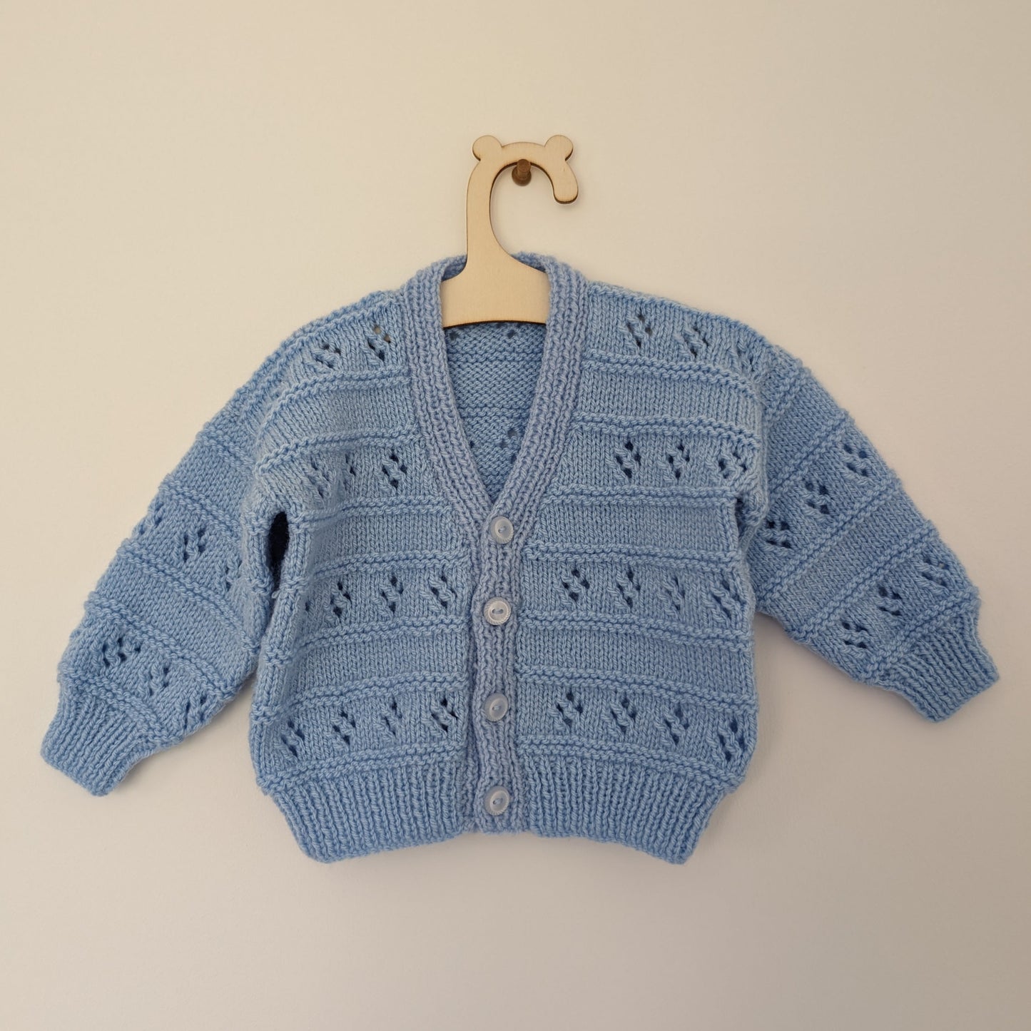 Blue Cardi - 6 - 9 M