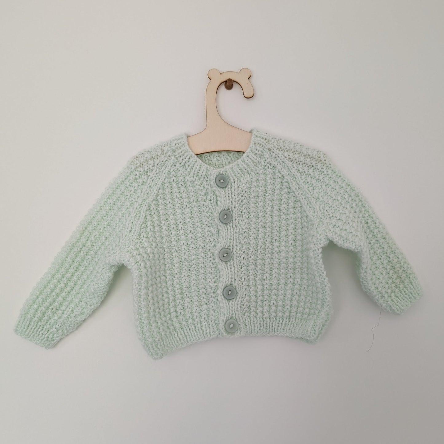 Green Cardi - 3 - 6 M