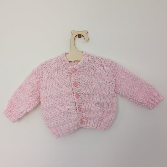 Pink Cardi - 3 - 6 M