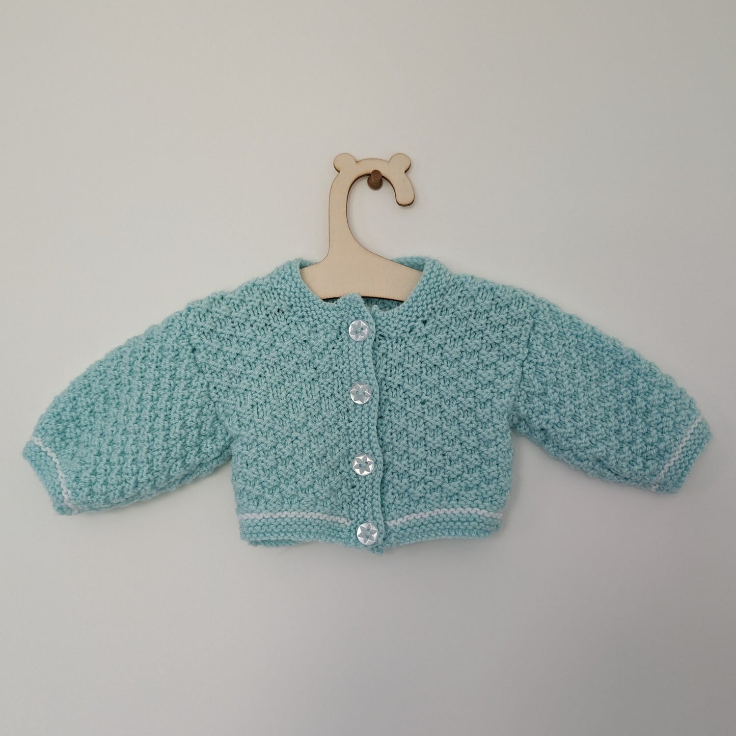 Green Cardi - Newborn