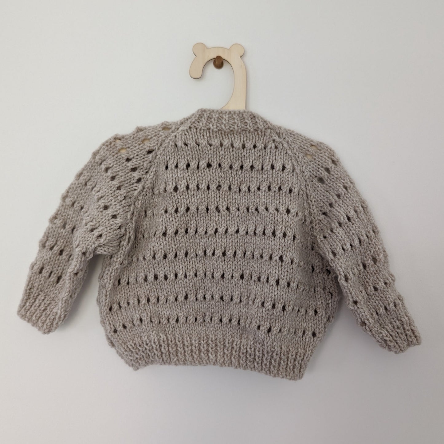 Beige Cardi - 3 - 6 M