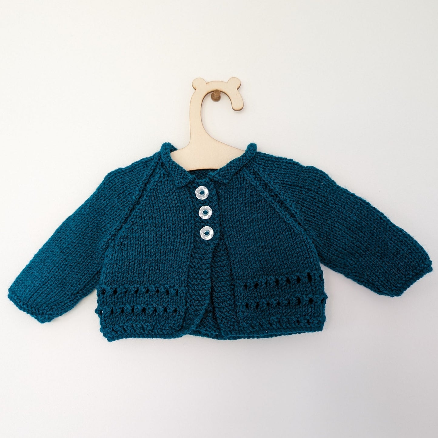 Green Cardi - Newborn