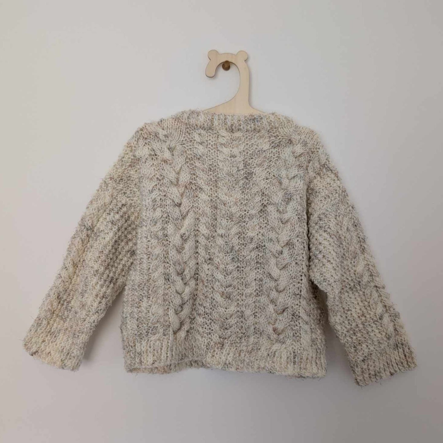 Beige Cardi - 9 - 12 M