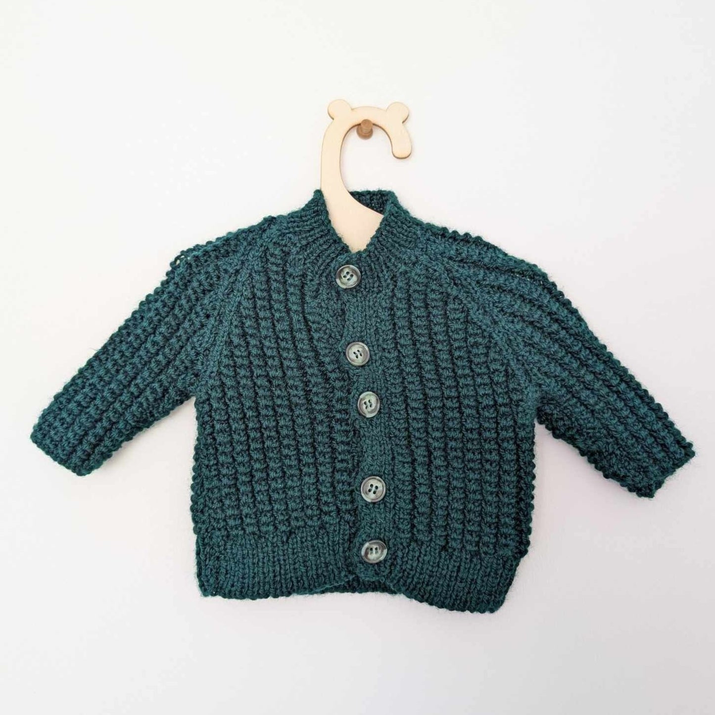 Green Cardi - Newborn