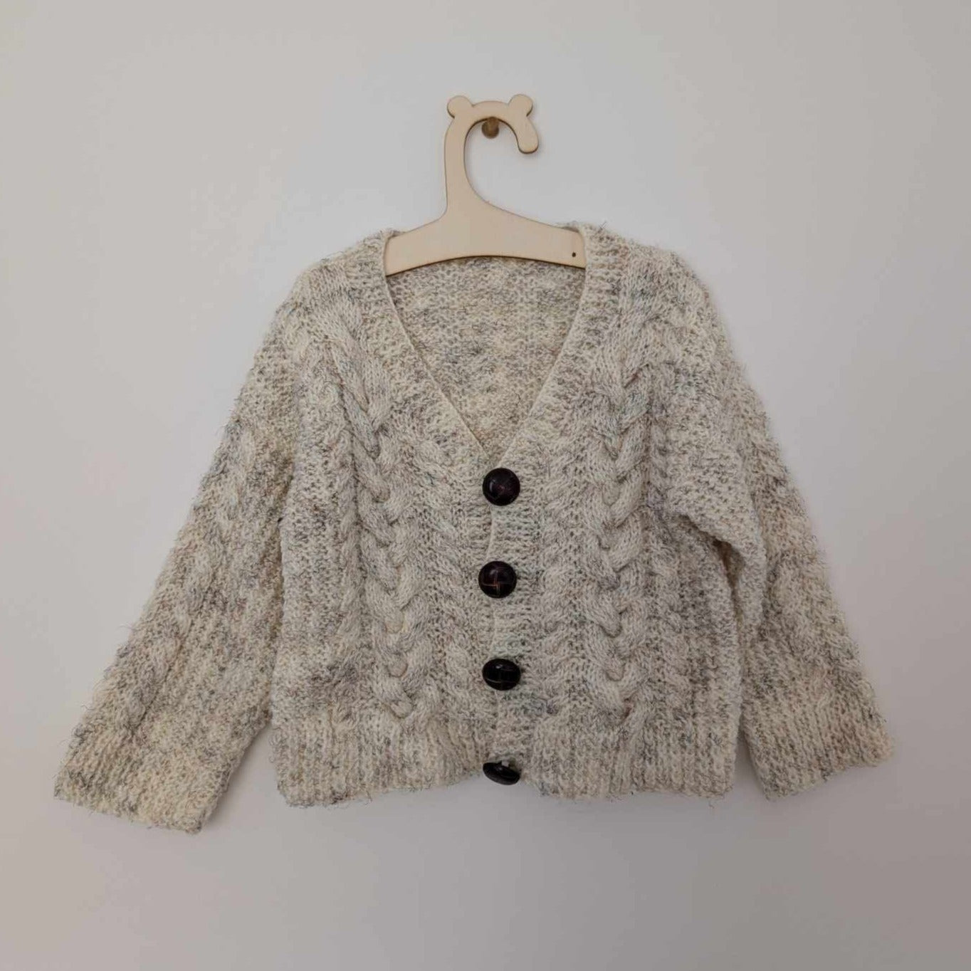 Beige Cardi - 9 - 12 M