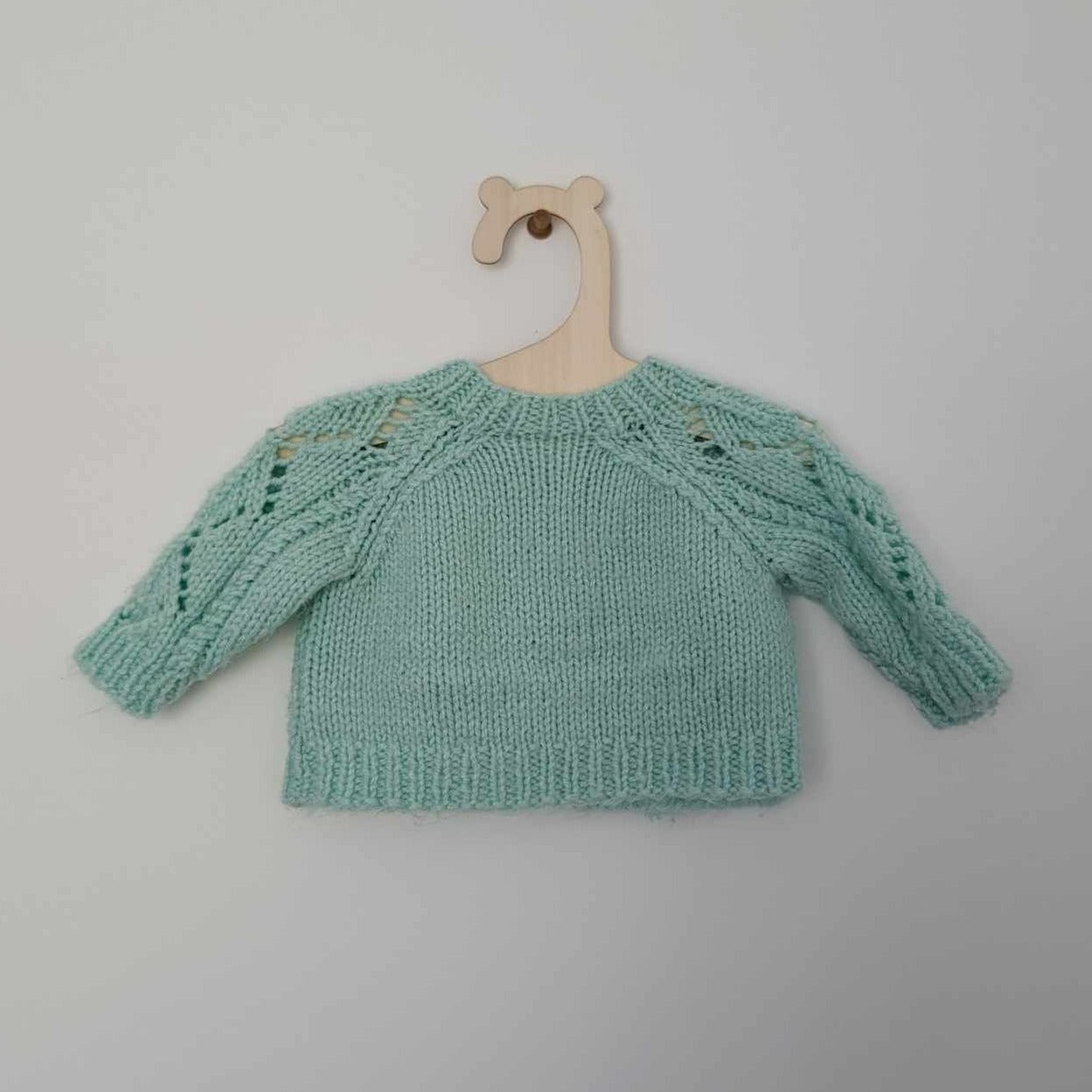 Green Cardi - Tiny Baby