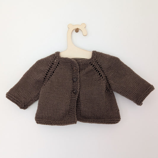 Brown Cardi - Newborn